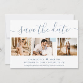 Dusty Blue Wedding 4 Foto Save The Date