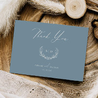 Dusty Blue Wedding Day Vielen Dank, dass Sie eine 