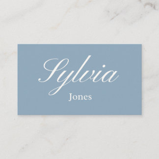 Dusty blue wedding & Engagement table place card Platzkarte