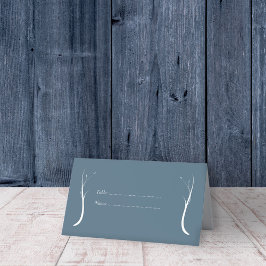 Dusty Blue Wedding Platzkarten