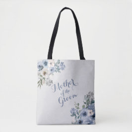 Dusty Blue White Floral Mutter des Grooms