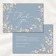 Dusty Blue Wildblume Baby Dusche