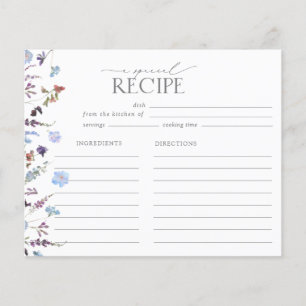 Dusty Blue Wildblume Brautparty Rezept