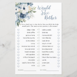 Dusty Blue würde eher Brautparty spielen