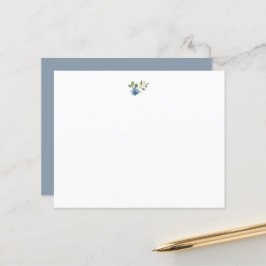 Dusty Blue Yellow Botanal Floral