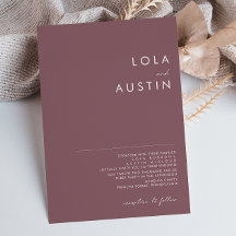 Dusty Boho | Einladung zur Hochzeit von Lila und R