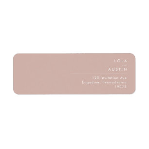 Dusty Boho   Rose Rücksendeadresse