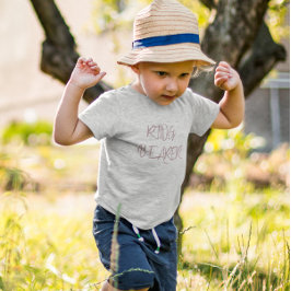 Dusty Burgundy Ring Bearer Kleinkind T-shirt