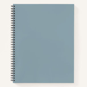 Dusty Cornflower Blue Solid Color Notizbuch