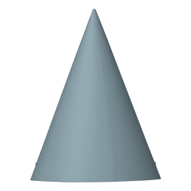 Dusty Cornflower Blue Solid Color Partyhütchen (Vorderseite)
