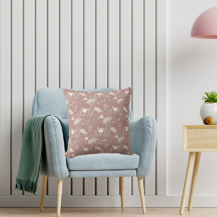 Dusty Earth Creme Wildblumen Kissen