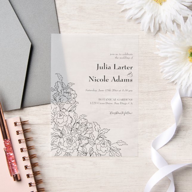 Dusty Elegant Golden Rote Rose Blume Hochzeit (Hochzeit)