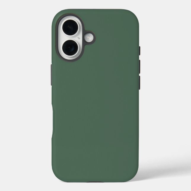 Dusty Eucalyptus Green Solid Color Case-Mate iPhone Hülle (Rückseite)