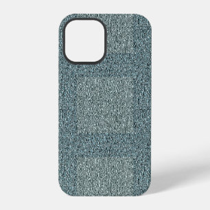 Dusty Gray and Green on Tweed Design iPhone 12 Pro Hülle