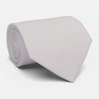 Dusty Gray Soft Pastel Solid Color Krawatte