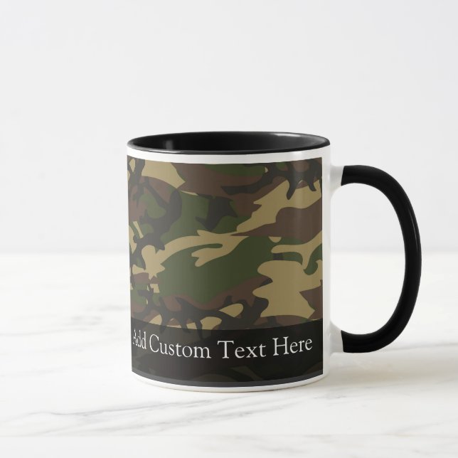 Dusty Green Camouflage Tasse (Rechts)