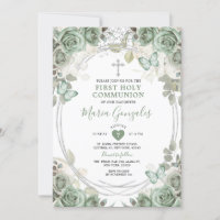 Dusty Green Floral First Heilige Kommune