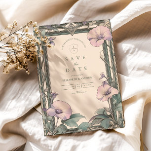 Dusty Lavender Frame Hochzeit Save The Date