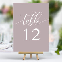 Dusty Lavender Minimalistisch Calligrafy Wedding