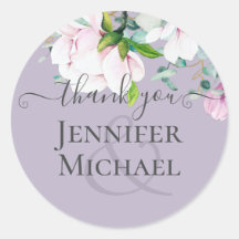 Dusty Lavender Pink Magnolias Eukalyptus Vielen Da