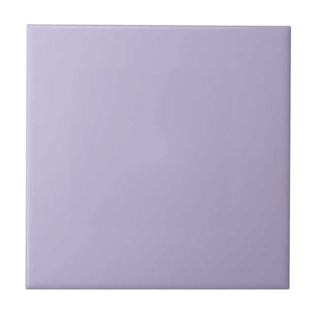 Dusty Lavender Solid Color Fliese (Vorderseite)