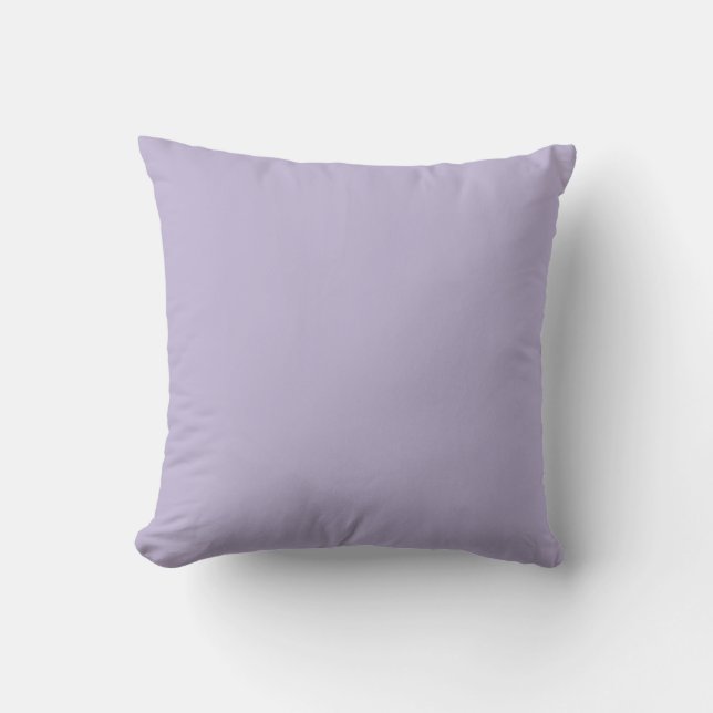 Dusty Lavender Solid Color Kissen (Vorderseite)