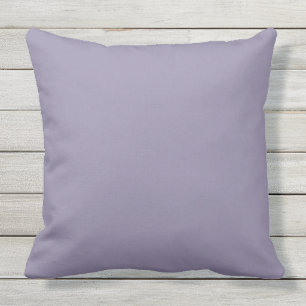 Dusty Lavender Solid Outdoor Throw Kissen 20x20