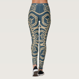 Dusty Liebesdesign mit vollem Mandala Image Yoga Leggings