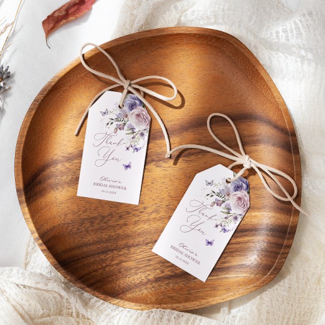 Dusty Lila Butterfly Geschenkanhänger (Von Creator hochgeladen)