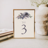 Dusty Lila Floral Water Wedding Custom