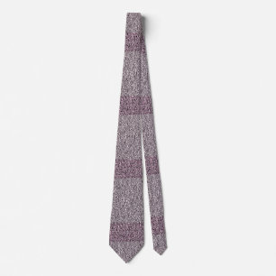Dusty Maroon und Gray Tweedy Pattern Krawatte