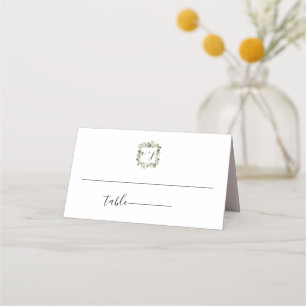 Dusty Mauve Botanical Wedding Platzkarte