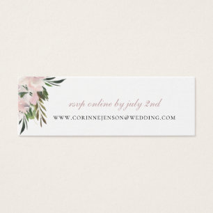 Dusty Mauve Botanical Wedding Website UAWG
