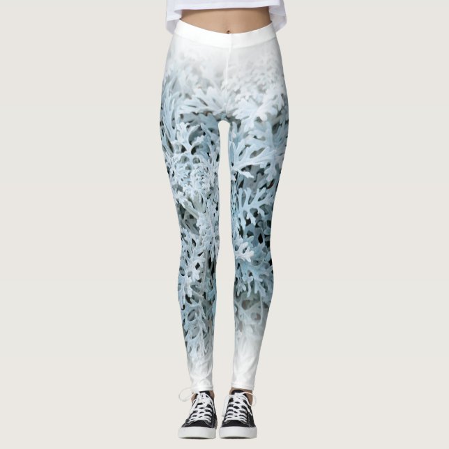 Dusty Miller / Silver Ragwort Leggings (Vorderseite)