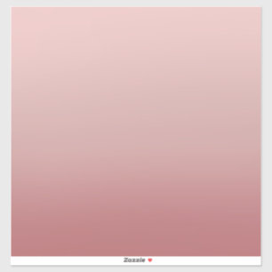 Dusty Mute Pink Ombre Aufkleber