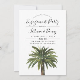Dusty Palms Verlobung Beach Party Einladung