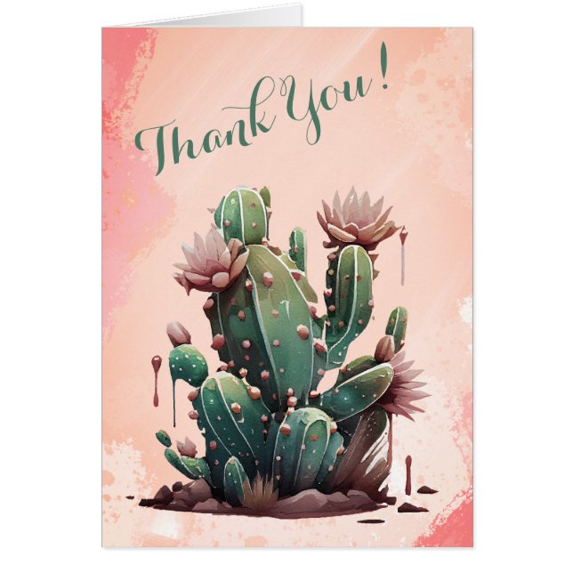 Dusty Pink Cactus Blooms (Vorne)