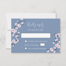 Dusty Pink Cherry Blossom Wedding