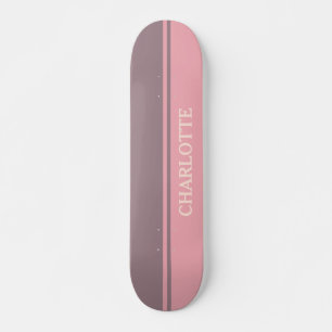 Dusty Pink & Dusty Lila Skateboard