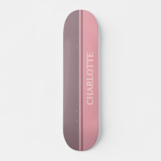 Dusty Pink & Dusty Lila Skateboard