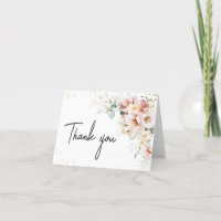 Dusty Pink Floral Greenery Baby Dusche