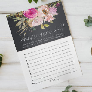 Dusty Pink Lila Rose Game Wo waren wir Flyer