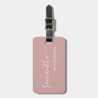 Dusty Pink Luggage Tags Hochzeitstabelle Plan /Gef