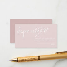 Dusty Pink Minimalistisch Baby Dusche Windelwanne