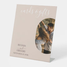 Dusty Pink Minimalistische Foto Hochzeitskarten &