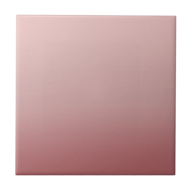 Dusty Pink Ombre Fliese (Vorderseite)