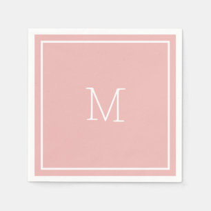 Dusty Pink Paper Napkin Serviette