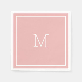 Dusty Pink Paper Napkin Serviette
