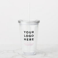 Dusty Pink | Personalisiert Clear Tumbler with Str