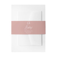 Dusty Pink/Rose Oh Baby-Dusche